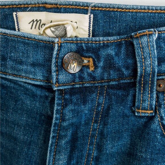 Men’s Slim Tapered Jeans 30x32 Medium Wash Stretch Denim Blue Modern | Madewell - Picture 2 of 14